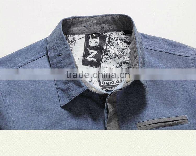 2015 NINGBO latest fashionable mens shirt