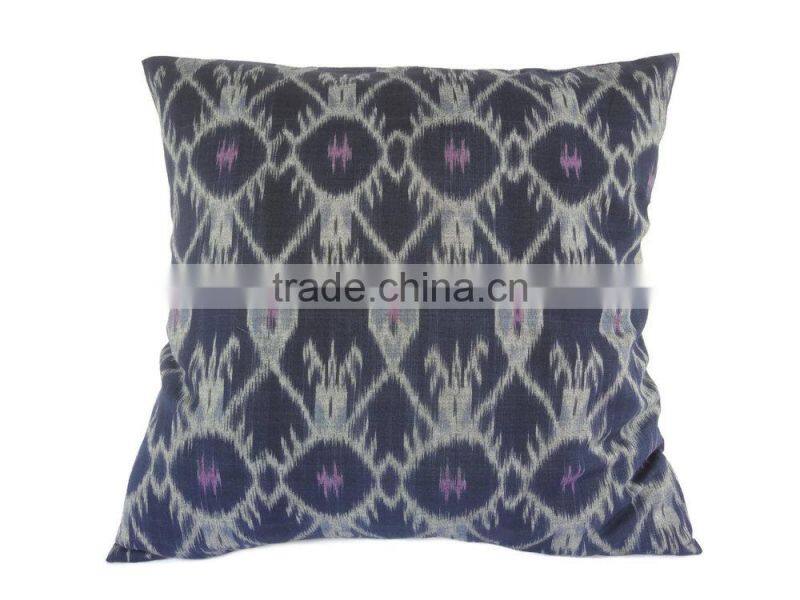 Ikat Patchwork Cushion Cover