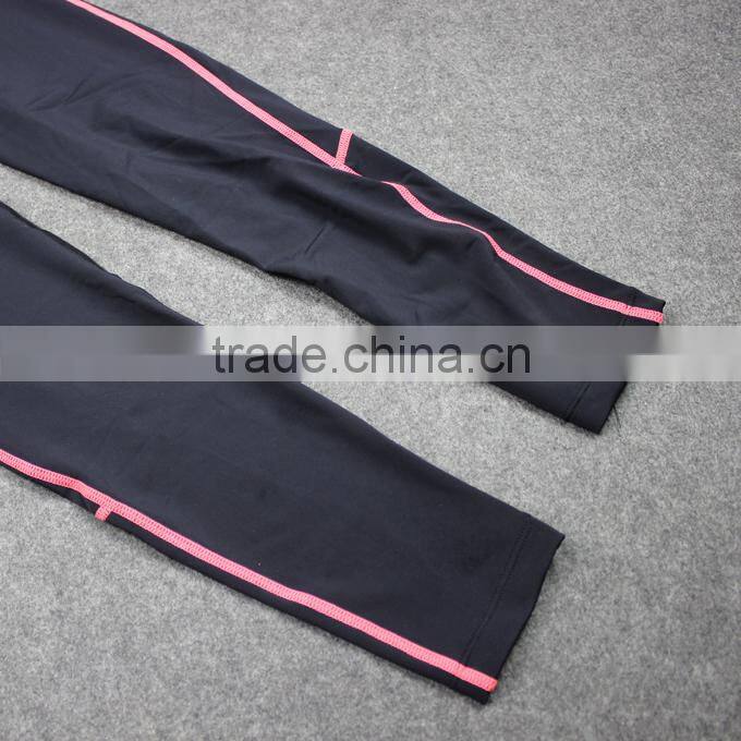 custom wholesale men's compression running pants/leggings