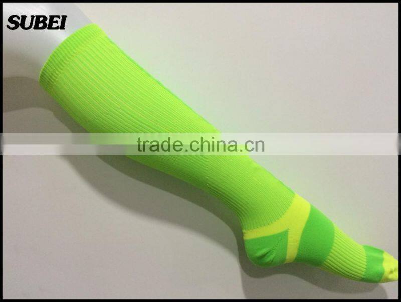 Florescence color 20-30 mm/hg sexy japanese sport running compression stocking