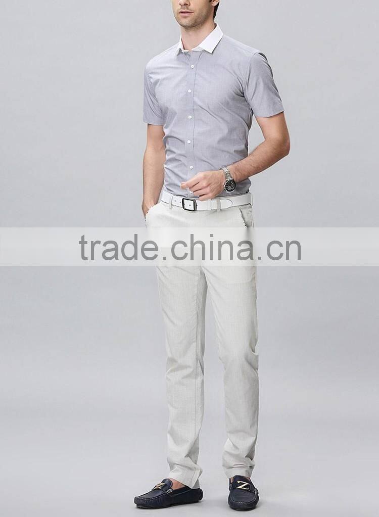 Stylish men t shirts collar contrast cheap fashion t shirts