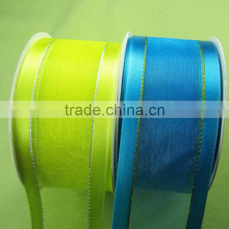 Wired Edge Decorative Christmas Ribbon