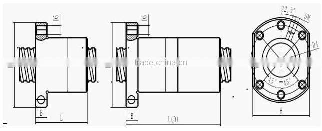 High Precision Ball Screw SFU2505-3 for CNC Machine