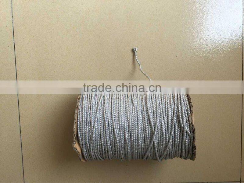 Metallic Rayon Twisted Cord, twisted rope