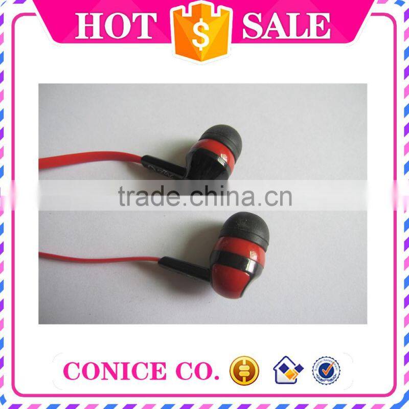 2015 newest mobile phone earphone cheap in ear stereo earphone with mic Silicone Earphones