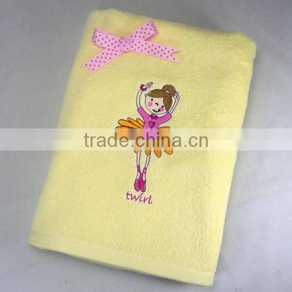 100% cotton embroidery gift towel roll towel