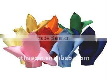 Polyester napkin colorful table napkin table linen