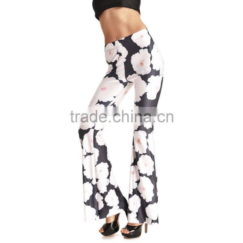 scale Plus size bell bottom pants/ morning xg new design flares/ wide legging flare trousers