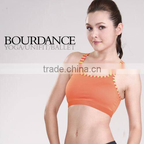 New Spring - Gym Wear Stripe Sports Bra