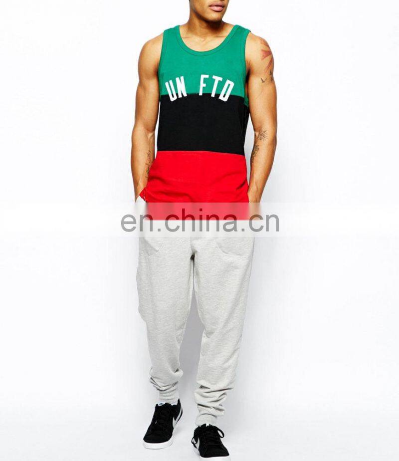 Custom Men's Colors of the Season Tank Top Cotton Cool Ringer Vest