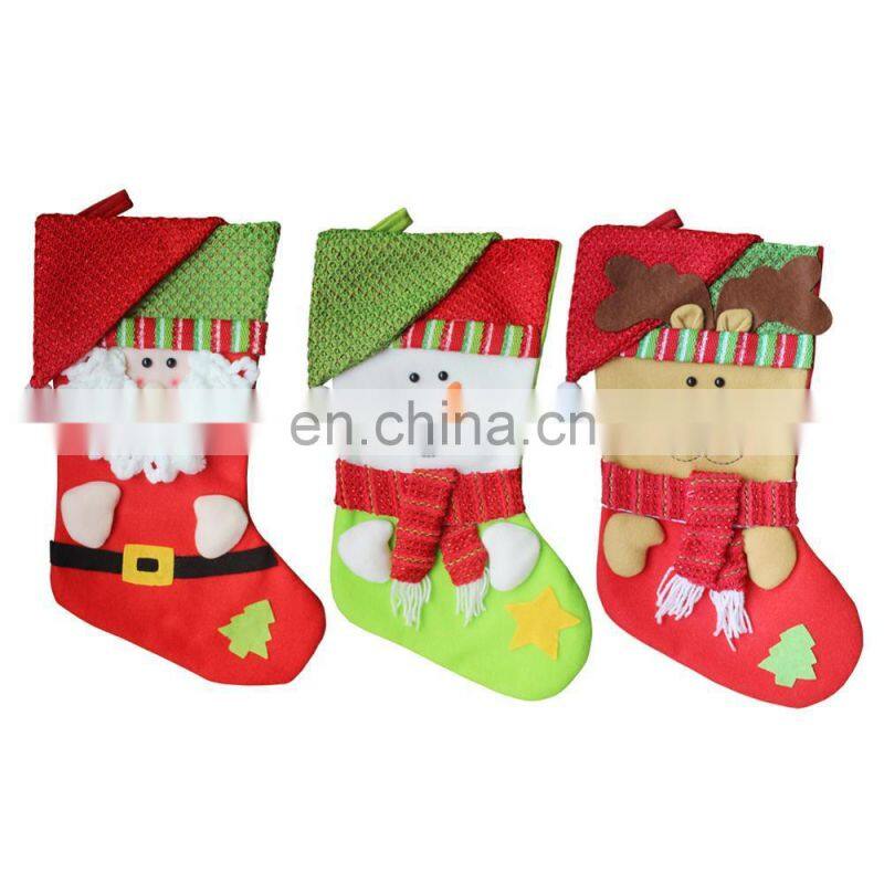 Amazing Chrismas Decoration Santa Claus Snowman Elk Stocking