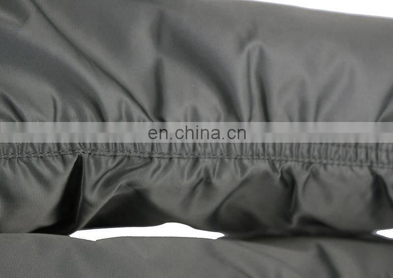 Custom Nylon Plain green Flight bomber jacket with patches