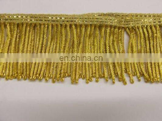 Gold Bullion Fringe | Metallic Fringe | Flag Fringe | Millitary Fringe