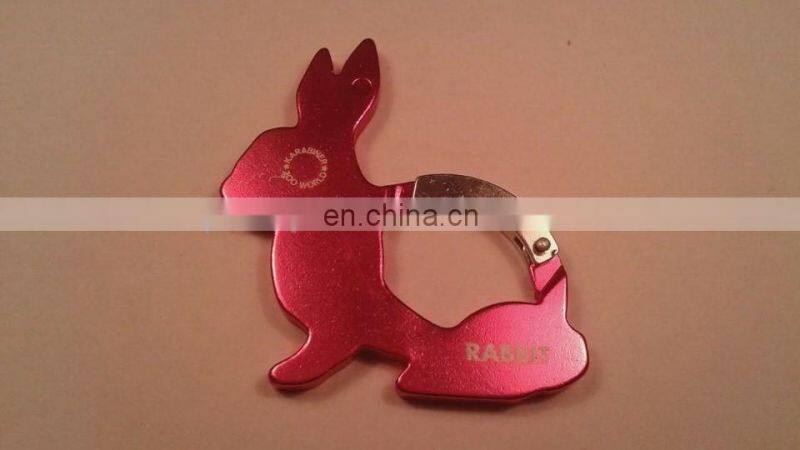 Promotion Various colorful designs Aluminum Carabiner Hook
