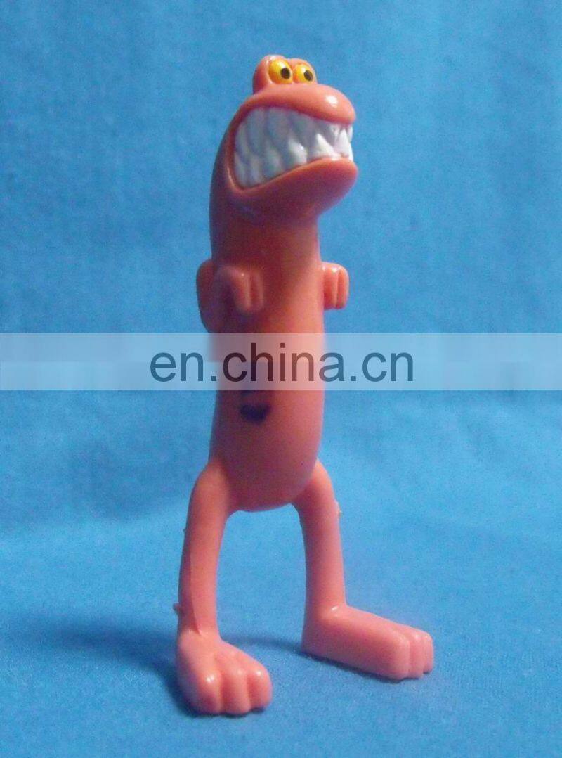 plastic cartoon bendable figurine toy
