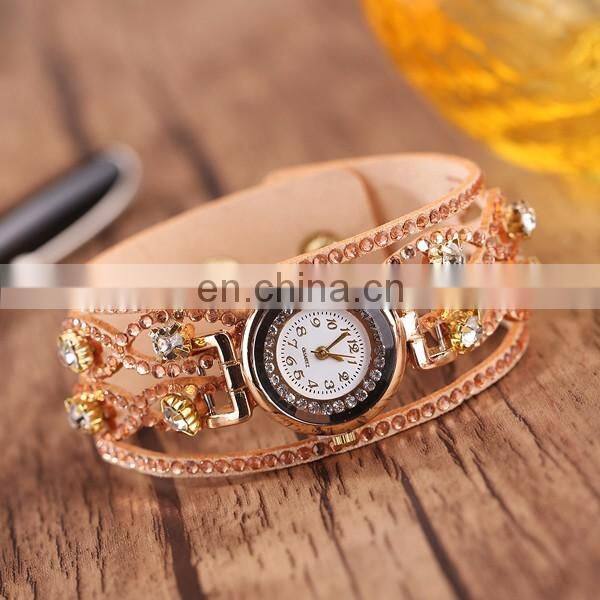 New arrival rhinestone wrist watch hand watch for girl