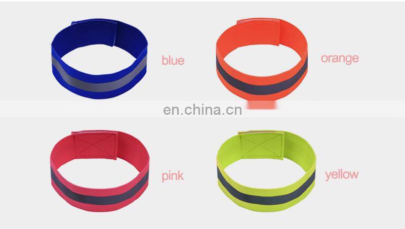 Fancy looking and design elastic reflective wrist band