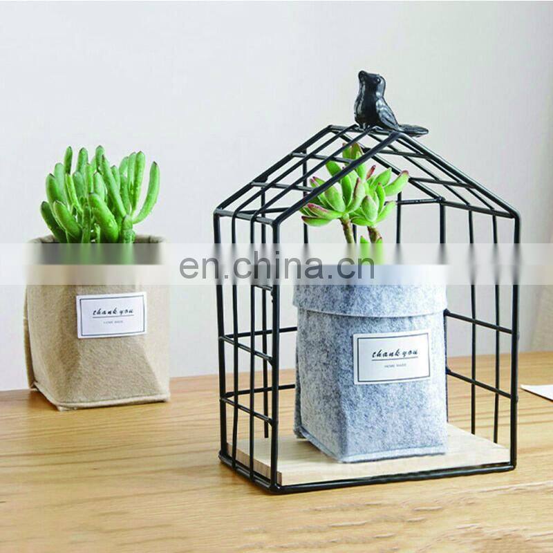 promotional gift items felt table flowerpot