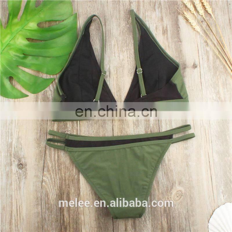 RTS Custom Sexy Bikini Women Zebra leopard Women Show Extreme Mini Swimwear Bikini