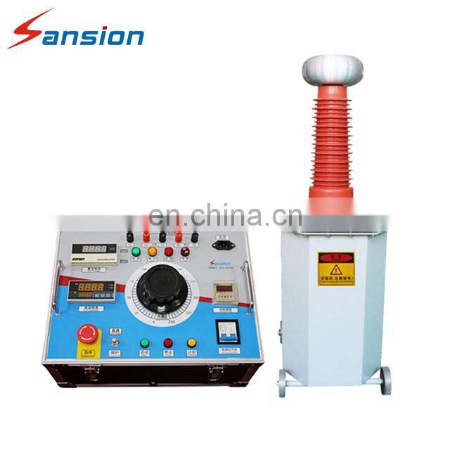 Manufacturer Oil-Immersed 10 kva 100KV AC/DC Hipot Test Set Power Frequency Voltage Withstand Tester