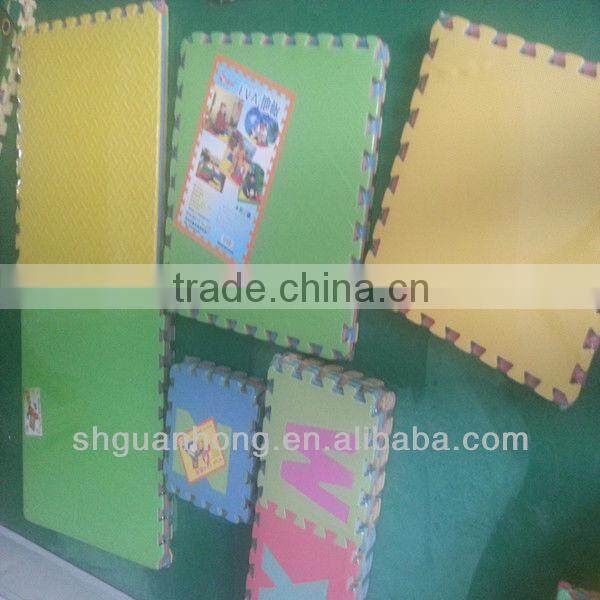 custom children intellectual jigsaw puzzle colorful eva foam puzzle