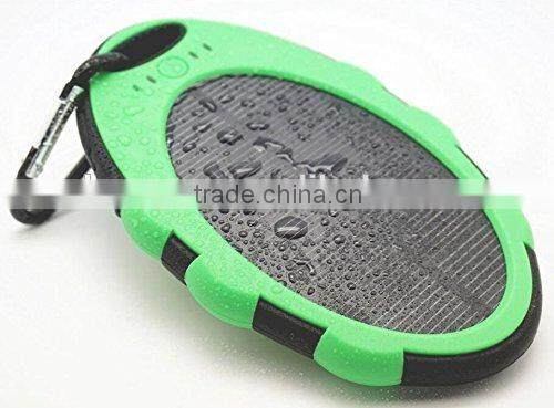 5000mah solar energy power bank, waterproof solar power bank charger