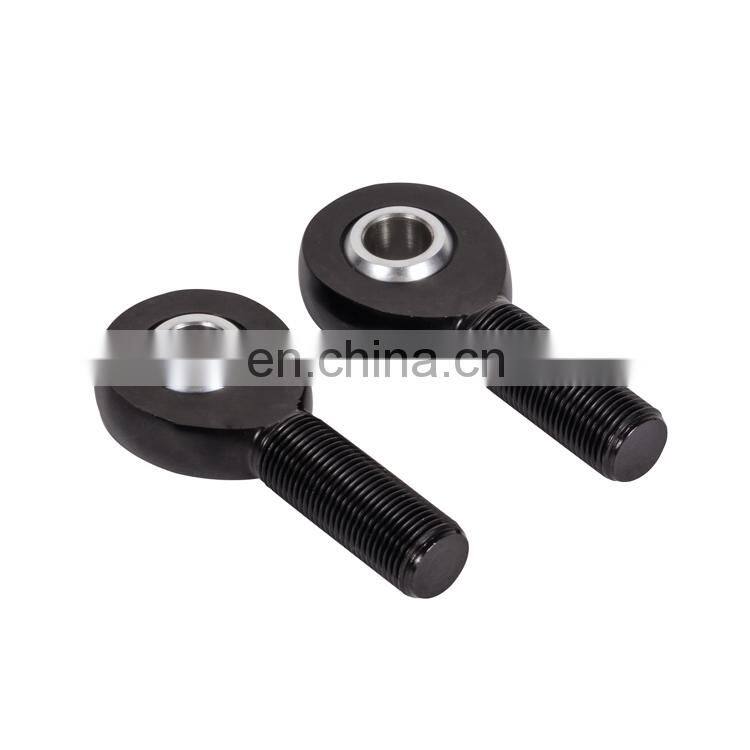 Steering Shaft Aluminum Black Anodized Tie Heim Joint Rod Ends Male Thread 1/2" x 5/8" Ball Heim