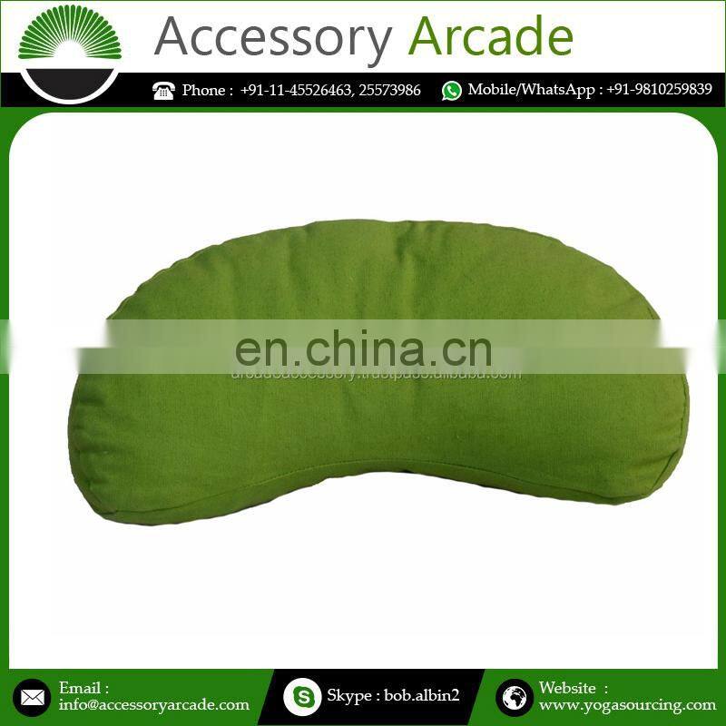 100% Cotton Canvas Half Moon Shape Yoga Massage Cushion Buy From Lead Supplier
