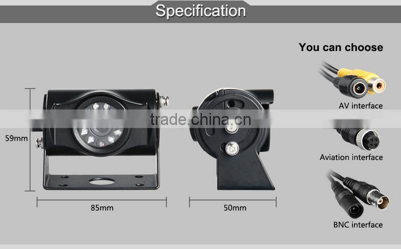 gision digital color ccd ir d&n waterproof outdoor camera motion detection car camera