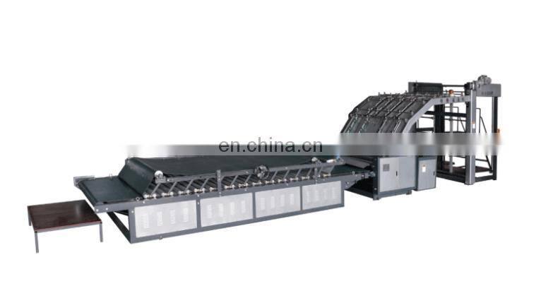 Semi automatic high stand flute laminating machine/Manual top paper feeding flute laminator