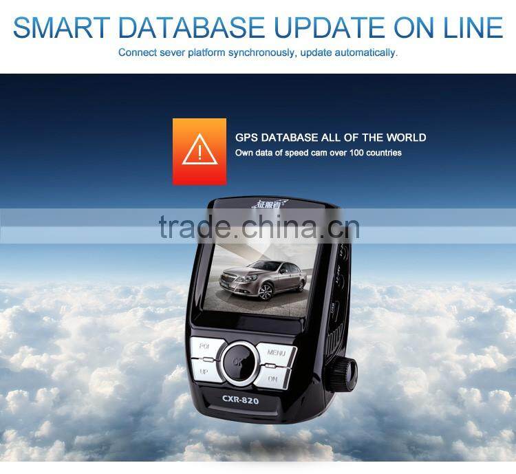 1500m 3 inch the radar of driving GPS G-Sensor strelka radar dash-cam with radar detector and gps tracker