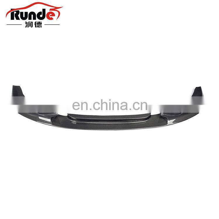 Runde New 3D Style Carbon Fiber Front Bumper Lip Auto Car Front Diffuser For BMW X4F26 2014-2021