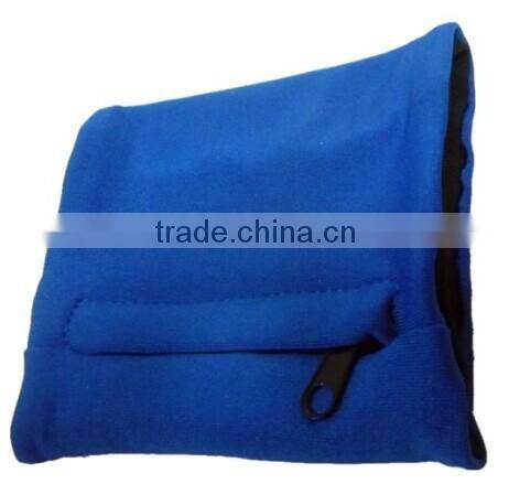 Cotton wristband pedometer with zipper