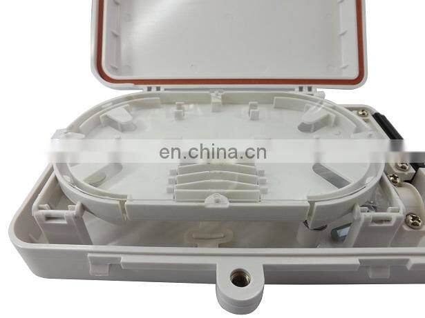 FTTH04C SC FC ST adapter mini 4 cores outdoor waterproof odf optical fiber distribution frame wall mount termination box