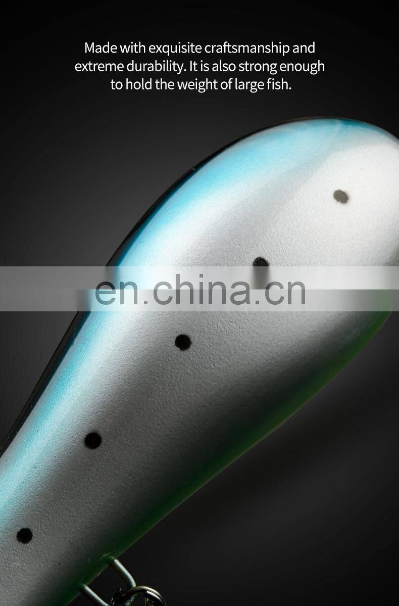 JOHNCOO 95mm 31g Topwater Big Popper Hard Fishing Lures for Sea