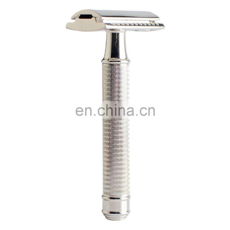 Hot Selling Private Label Body and Face Shave Rose Gold Double Edge Women Safety Shaving Razor