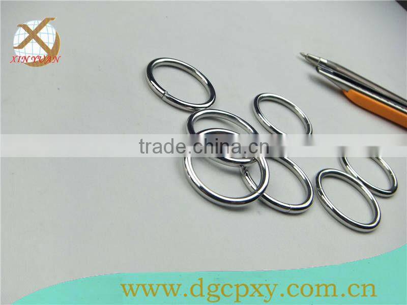silver O ring belt buckles for bags
