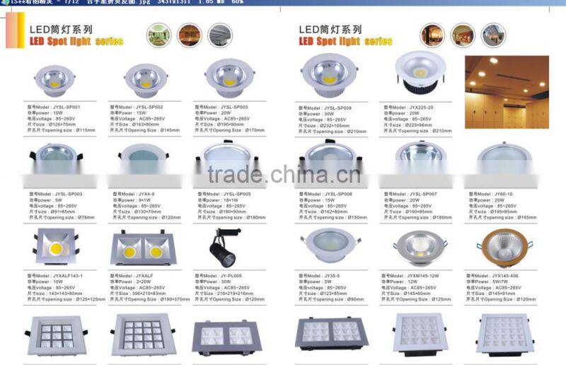 interior decoration led 10w downlight