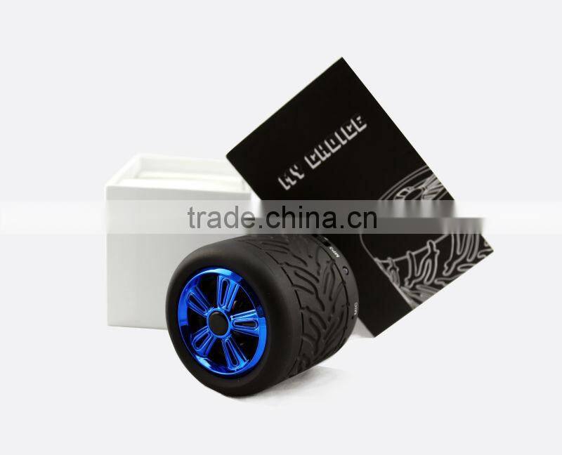 Wheel rolling Design Bluetooth speaker