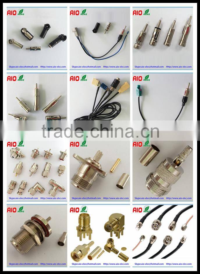 90 Degree right angle car ANTENNA adapter ADP GM MICRO TIP,Motorola(din) male plug to GM female jack