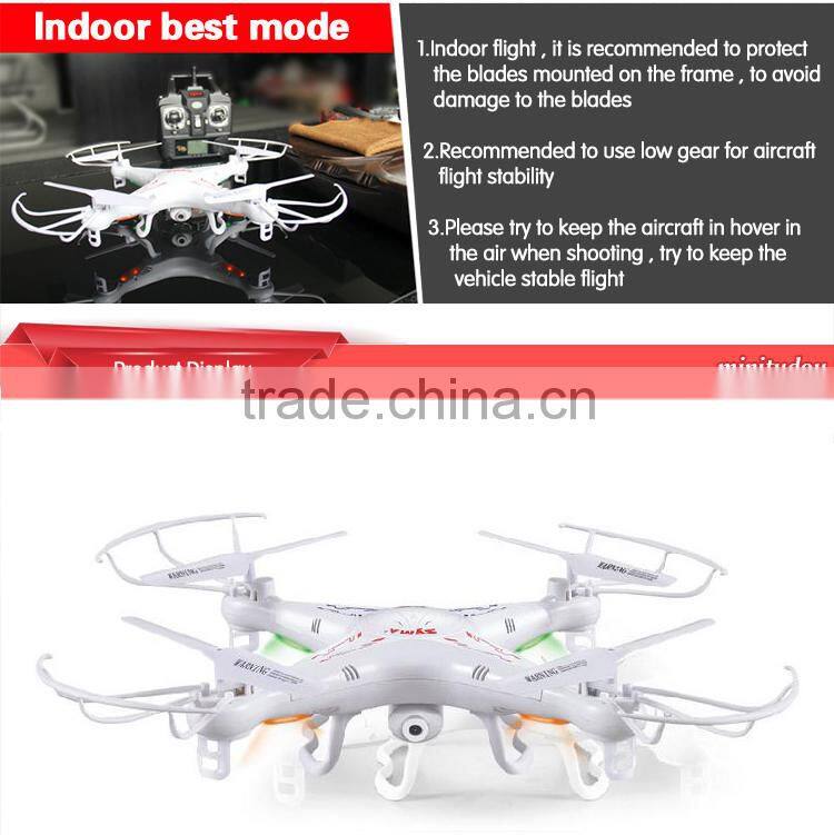2015 top sales 2.4G 4-axis drone syma x5c 2MP+2G SD Card