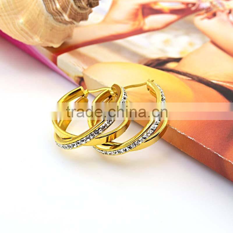 latest design girls top daily wear earrings round shaped earrings