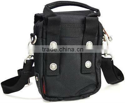 Waterproof Mens Shoulder Bag Patchwork Fabric