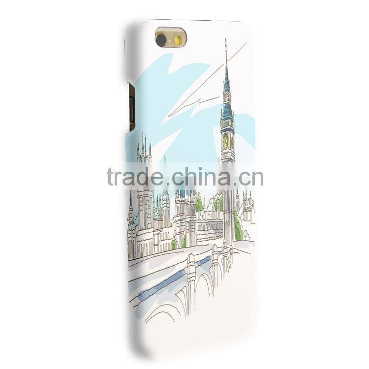 unique design 3D sublimation phone case for clear iphone case