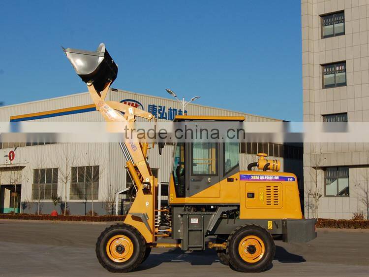 weifang New 1.5 ton mini loader with Joystick and AC cab