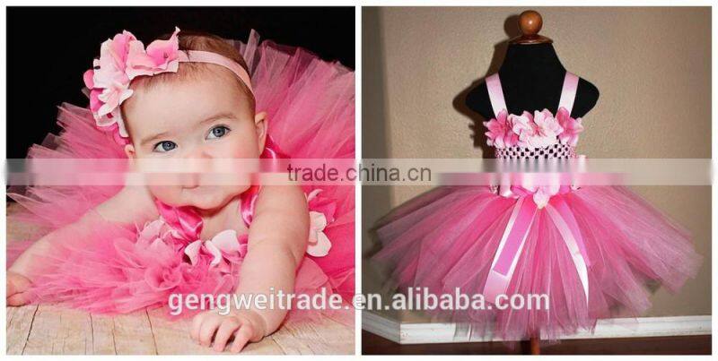 2015 Infant Baby Girls Tutu Dress Cute Baby Birthday Party Dress European Festival Girl Dress