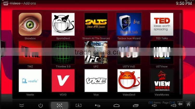 1080P Output WiFi Bluetooth OTT M8S Android Smart TV Box Android