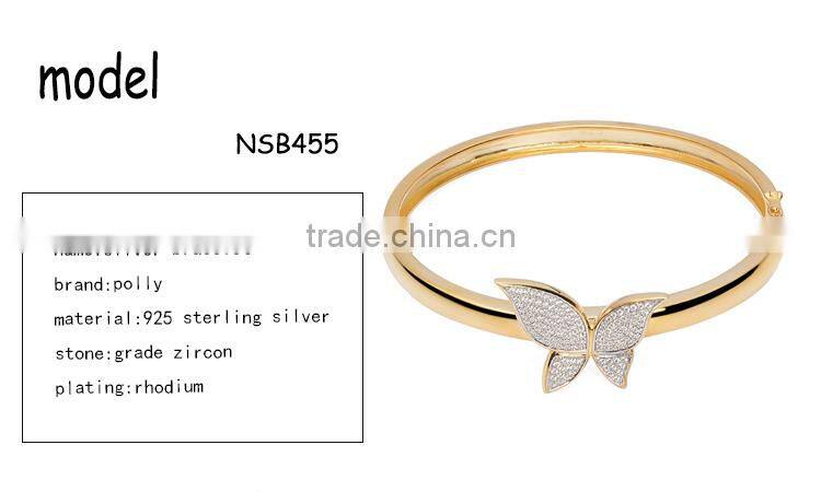 2015 Hot Selling Sterling silver charm bracelet natural stone bead bracelet