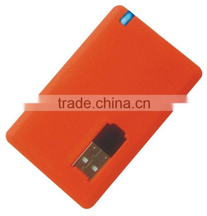 Popular promotional credit card pen drive