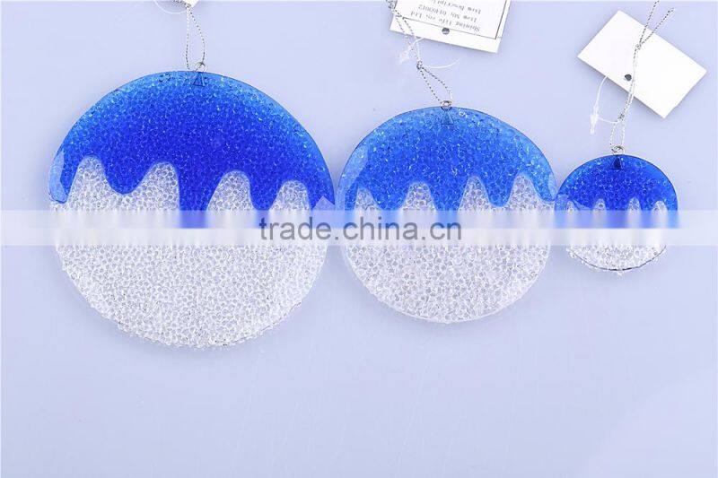 Small size snowball pendant new style colorful indoor decoration